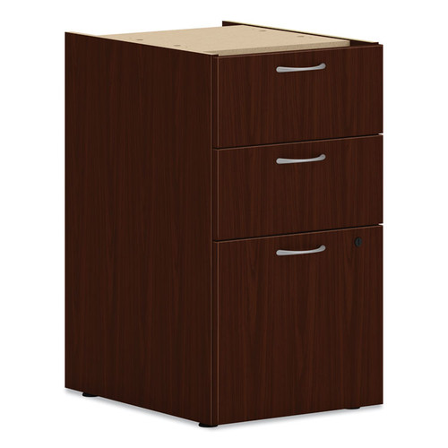 Mod Support Pedestal, Left or Right, 3-Drawers: Box/Box/File, Legal/Letter, Traditional Mahogany, 15" x 20" x 28 [SKU: HONPLPSBBFLT1]