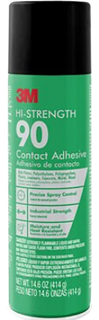 3M 90-DSC Spray Adhesive, Fruity, Sweet, Colorless, 14.6 oz Aerosol Can [SKU: ORG5388863]