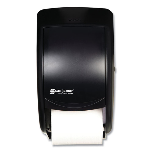 Duett Standard Bath Tissue Dispenser, 2 Roll, 7.5 x 7 x 12.75, Black Pearl [SKU: SJMR3500TBK]