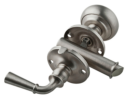 National Hardware V1953 Series N100-044 Storm Door Latch, Zinc, Satin Nickel, 7/8 to 1-3/8 in Thick Door [SKU: ORG7182470]