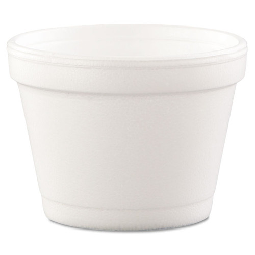 Bowl Containers, 4 oz, White, Foam, 1,000/Carton [SKU: DCC4J6]