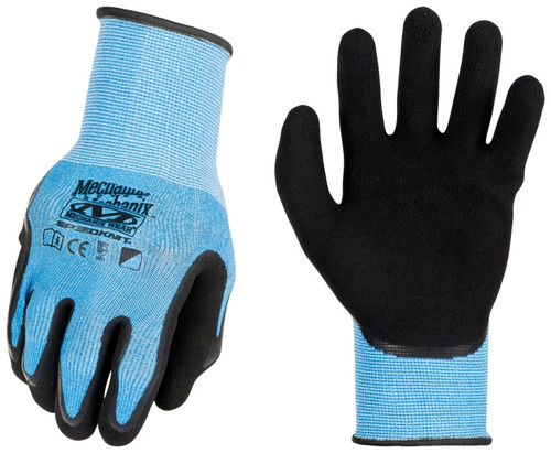 MECHANIX WEAR CoolMax SpeedKnit S1CB-03-540 Work Gloves, Men's, L, XL, Latex Coating, Blue [SKU: ORG0743229]
