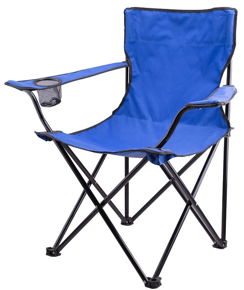 Seasonal Trends GB-7230 Camping Chair with Bag, 17-1/4 in L Seat, 19-1/4 in W Seat, Blue [SKU: ORG4141438]