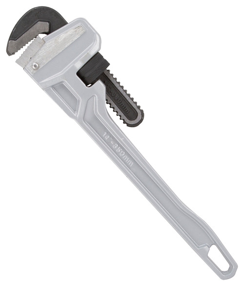 Vulcan JL40140 Pipe Wrench, 38 mm Jaw, 14 in L, Serrated Jaw, Aluminum, Powder-Coated, Heavy-Duty Handle [SKU: ORG5329818]