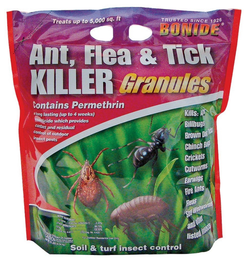 Bonide 60614 Flea and Tick Killer Granules, Solid, 10 lb Pack [SKU: ORG1747534]