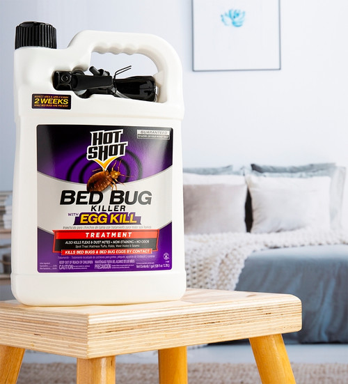 HOT SHOT HG-96442 Bed Bug Killer, Liquid, Trigger Spray Application, Indoor, 1 gal [SKU: ORG0313619]