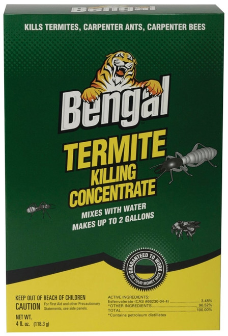 Bengal 33500 Termite Killer, Liquid, Spray Application, 4 oz Box [SKU: ORG0746636]