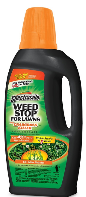 Spectracide HG-96393 Weed Stop Crabgrass Killer, Liquid, Brown, 32 fl-oz [SKU: ORG3077419]