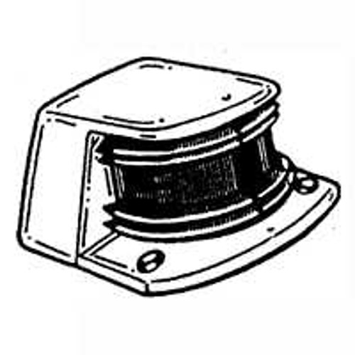 US Hardware M-014C Side Light, Combination, Zamak, Chrome, For: Boats Up to 39.4 ft L [SKU: ORG6014872]