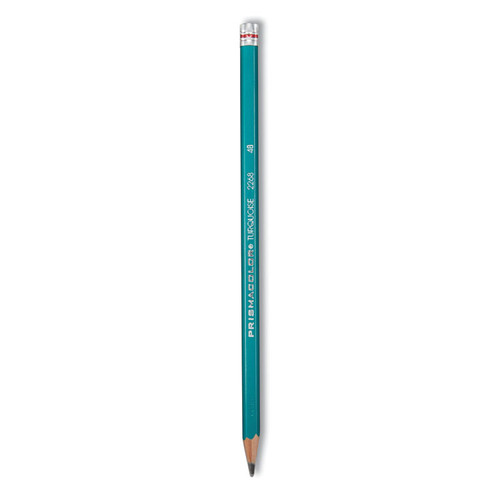 Turquoise Drawing Pencil, 2 mm, 4B, Black Lead, Turquoise Barrel, Dozen [SKU: SAN2268]