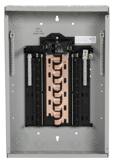 Siemens PN PN2020B1100C Assembled Load Center, 100 A, 20 -Space, 20 -Circuit, Main Breaker, Plug-On Neutral, Gray [SKU: ORG1977503]