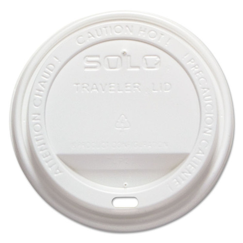 Traveler Cappuccino Style Dome Lid, Polystyrene, Fits 10 oz to 24 oz Hot Cups, White, 100/Pack, 10 Packs/Carton [SKU: SCCTLP316]