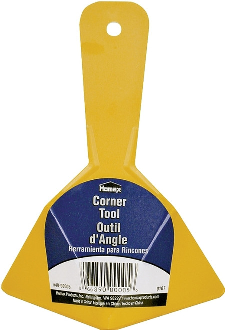 Homax EZ-SEAMER Series 40-00005 Corner Tool, Plastic Blade, Straight End Blade, Polypropylene Handle [SKU: ORG6978837]