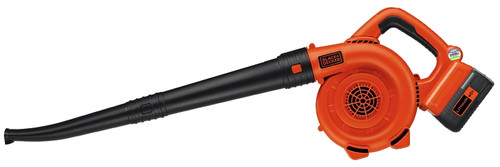 Black+Decker LSW36 Sweeper, 2.6 Ah, 36 V Battery, Lithium-Ion Battery, 120 cfm Air, 60 min Run Time, Black/Orange [SKU: ORG7208846]