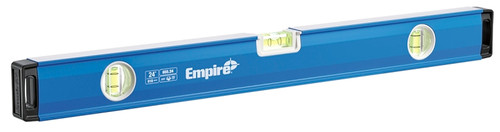 Empire 650 Series 650.24 Compact Box Level, 24 in L, 3-Vial, Aluminum, Blue [SKU: ORG3018967]