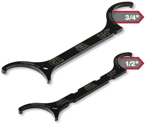 GB LNW-KIT Wrench Kit, 2-Piece, Steel, Black [SKU: ORG9636267]