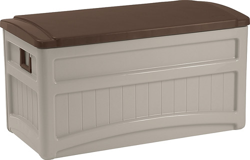 Suncast DB8000B Deck Box, 46 in W, 22 in D, 23 in H, Resin, Light Taupe [SKU: ORG6863799]