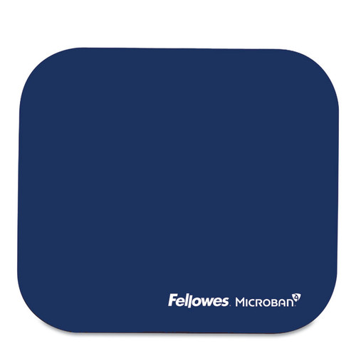 Mouse Pad with Microban Protection, 9 x 8, Navy [SKU: FEL5933801]