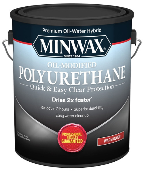 Minwax 710310000 Polyurethane, Gloss, Liquid, Clear, 1 gal, Can [SKU: ORG2146926]