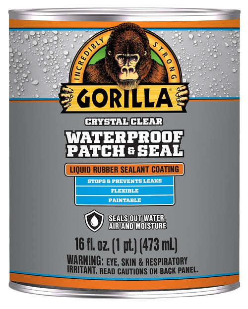 Gorilla 105367 Patch and Seal Liquid, Water-Proof, Clear, 16 oz [SKU: ORG5122726]