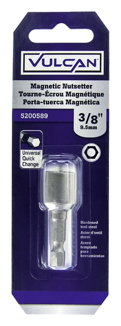 Vulcan 312401OR Magnetic Nutsetter, 3/8 in Drive, Hex Drive, 1-3/4 in L, 1/4 Quick Change in Shank [SKU: ORG5200589]