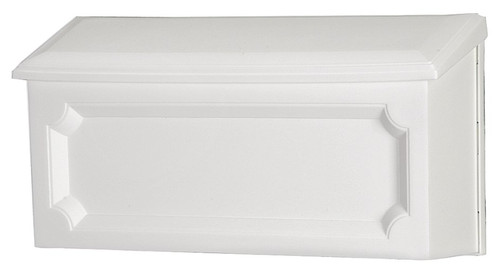 Gibraltar Mailboxes Windsor Series WMH00W04 Mailbox, 288.6 cu-in Capacity, Polypropylene, White, 15-1/2 in W, 4.7 in D [SKU: ORG2189884]