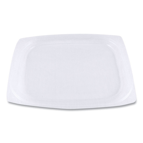 PLA Rectangular Deli Container Lids, 4.8 x 5.9 x 0.3, Clear, Plastic, 900/Carton [SKU: WORRDLCS8]