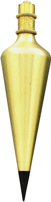 GENERAL 800-16 Plumb Bob, Solid Brass, Lacquered [SKU: ORG6544142]