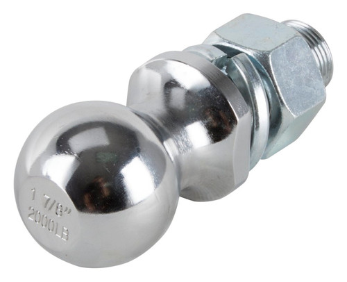 Vulcan HBB09 Hitch Ball, 1-7/8 in Dia Ball, 1 in Dia Shank, 2,000 lb Gross Towing [SKU: ORG1886225]