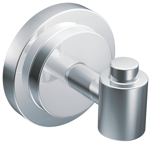 Moen DN0703CH Robe Hook, 30 lb, 1-Hook, Zinc, Chrome, Wall Mounting [SKU: ORG1770577]