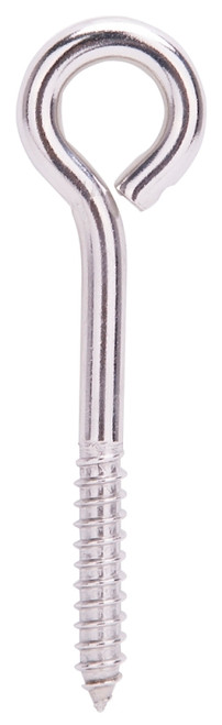 ProSource LR260 Lag Eye Bolt, 7.5 mm Thread, Screw Thread, 1-1/2 in L Thread, 1 in Dia Eye, 294 lb Working Load, Zinc [SKU: ORG5448584]