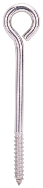 ProSource LR261 Lag Eye Bolt, 7.8 mm Thread, Screw Thread, 1-1/2 in L Thread, 1-1/16 in Dia Eye, 322 lb Working Load [SKU: ORG6854939]