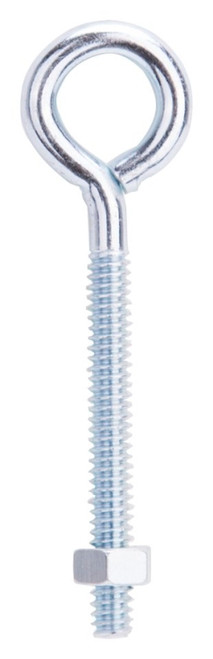ProSource LR267 Eye Bolt, 4.7 mm Thread, Machine Thread, 1-5/8 in L Thread, 3/4 in Dia Eye, 79 lb Working Load, Steel [SKU: ORG1664762]