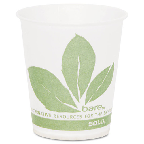 Bare Eco-Forward Paper Cold Cups, 5 oz, Green/White, 100/Sleeve, 30 Sleeves/Carton [SKU: SCCR53BBJD110CT]