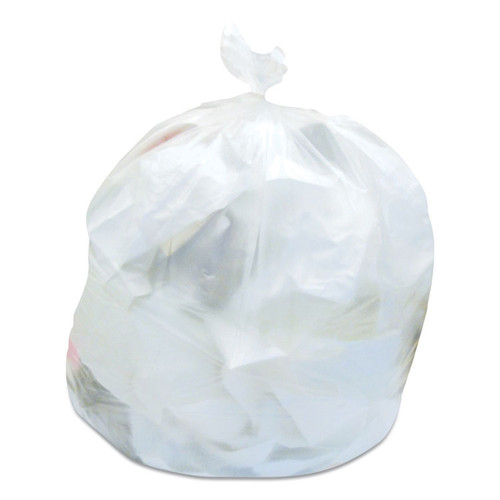 High-Density Can Liners, 16 gal, 13 mic, 24" x 33", Natural, 25 Bags/Roll, 20 Rolls/Carton [SKU: CWZ888978]
