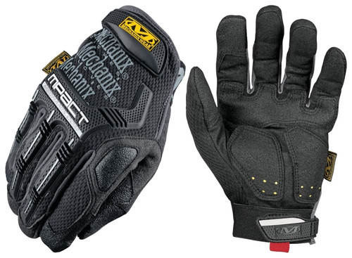 MECHANIX WEAR MPT-58-011 Impact Gloves, Men's, XL, 11 in L, Reinforced Thumb, Hook-and-Loop Cuff, Synthetic Leather [SKU: ORG0742783]