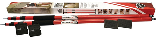 SURFACE SHIELDS Dust Shield PRO DSPRO2 Pole, Extendable, 12 ft L, Aluminum, Red [SKU: ORG0150425]