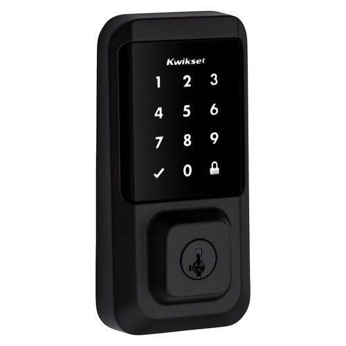Kwikset Halo Series 939 WIFI TSCR 514 Touchscreen Wi-Fi Enabled Smart Lock, AAA Grade, Keyless Key, Zinc, Matte Black [SKU: ORG8381782]