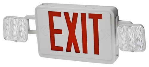 ETI 55502101 Emergency Light, 7.95 in OAW, 4.37 in OAH, 120/277 VAC, 2.4 W, Red/White [SKU: ORG5346978]