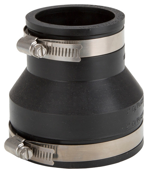 ProSource Coupling, 3 x 2 in, PVC, Black [SKU: ORG4489324]