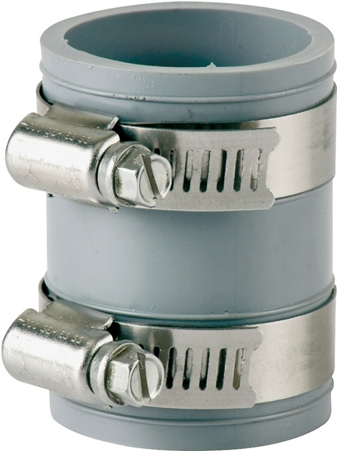 ProSource Coupling, 3/4 in x 3/4 in, PVC, Grey [SKU: ORG5096524]