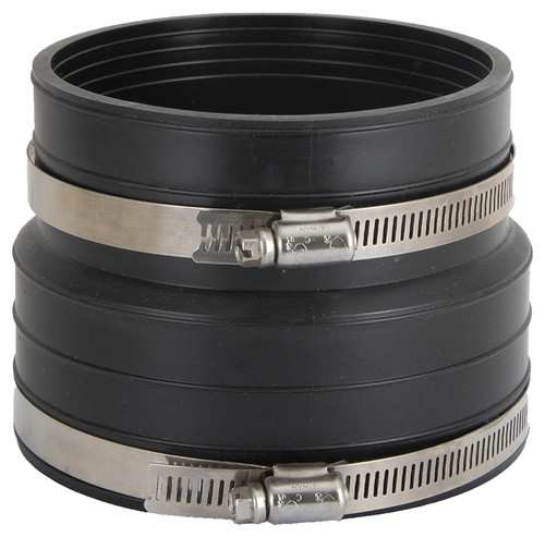 ProSource Coupling, 4 in, Socket to Pipe, PVC, Black [SKU: ORG5261953]