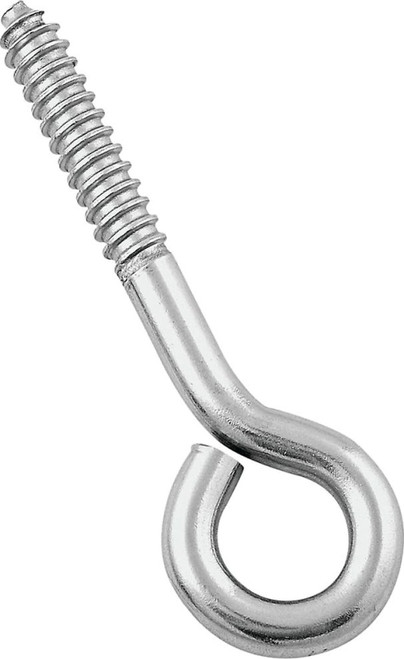 National Hardware N220-806 Lag Screw Eye, 3/8 in Thread, 2 in L Thread, 3/4 in ID Dia Eye, 3.01 in L Shank [SKU: ORG2175131]