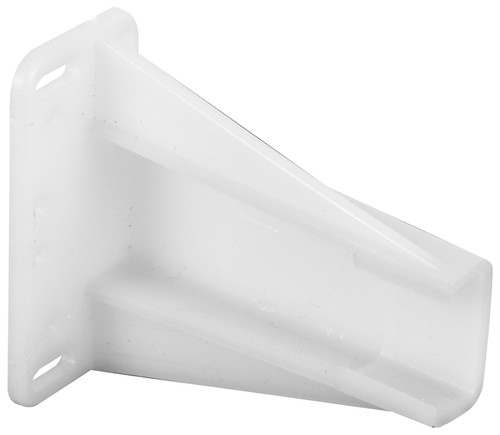 Prime-Line R7240 Drawer Track Backplate, 2-9/16 in W, Nylon, Raw [SKU: ORG7622731]