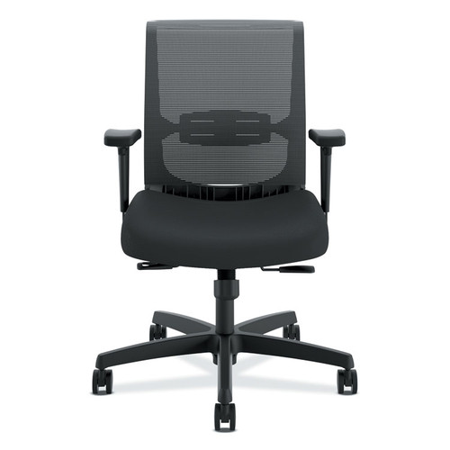 Convergence Mid-Back Task Chair, Synchro-Tilt and Seat Glide, Supports Up to 275 lb, Black [SKU: HONCMY1AACCF10]