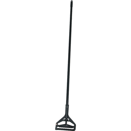 BIRDWELL 535-12 Mop Handle, 15/16 in Dia, 60 in L, Clamp, Metal/Vinyl, Black [SKU: ORG7455785]