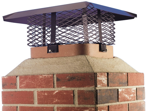 SHELTER SCADJ-L-C Adjustable Chimney Cap, Steel, Black, Powder-Coated, Fits Duct Size: 19-1/2 x 9-1/4 x 24.6 in [SKU: ORG2944783]