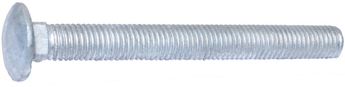 MIDWEST FASTENER 53641 Carriage Bolt, 5/8-11 Thread, 6 in OAL, Galvanized [SKU: ORG4563110]