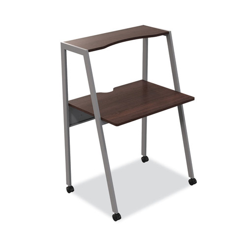 Kompass Flexible Home/Office Desk, 33" x 23.4" x 48", Mocha [SKU: LITSH764MOC]