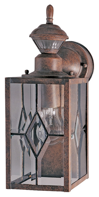 Heath Zenith Dualbrite Series HZ-4151-BR1 Motion Activated Decorative Light, 120 V, 100 W, Incandescent Lamp [SKU: ORG8261208]